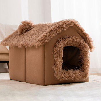 Four Seasons universal snow velvet house kennel cat kennel βελούδινη αφαιρούμενη πλενόμενη φωλιά φθινοπώρου και χειμώνα κατοικίδιο ζώο φωλιά γάτας σπίτι σκύλου χονδρικής