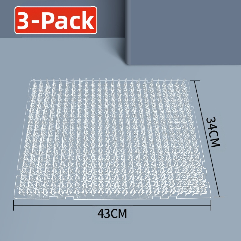 Противокотешка постелка против шипове, горна част на леглото, катерене по урина, възглавница за драскане по шипове, защита на дивана, изолация за котки, мрежа против шипове с ограничен достъп, дървена