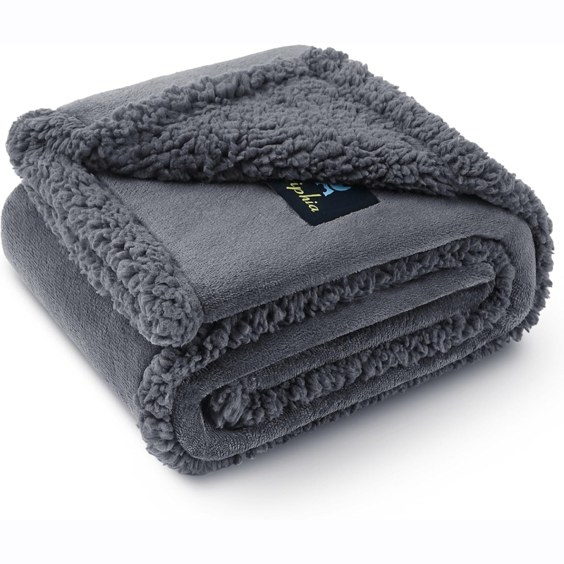 Водоустойчиво одеяло за домашни любимци от Amazon Cross Border, зимно топло кадифено одеяло за кучета и котки от шерпа, удебелено на склад