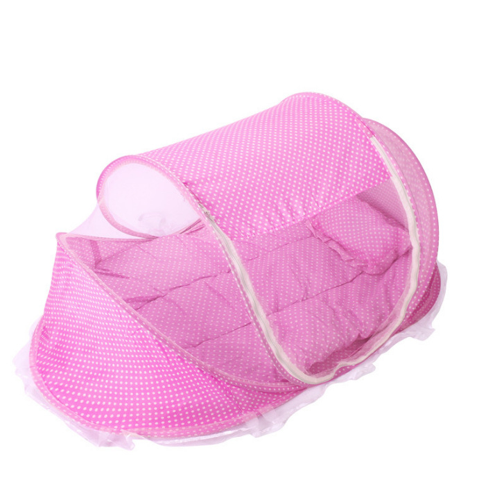 K gyermek baba összecsukható szúnyogháló alvópárnával párna szúnyogháló ágy háromrészes zenekészlet 0-3 éves gyermek szúnyogháló gyártók