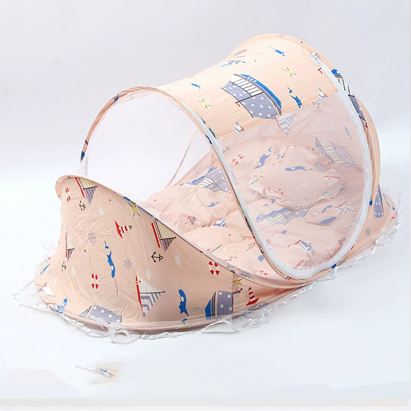K gyermek baba összecsukható szúnyogháló alvópárnával párna szúnyogháló ágy háromrészes zenekészlet 0-3 éves gyermek szúnyogháló gyártók