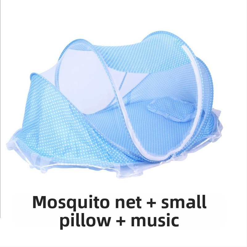 K gyermek baba összecsukható szúnyogháló alvópárnával párna szúnyogháló ágy háromrészes zenekészlet 0-3 éves gyermek szúnyogháló gyártók
