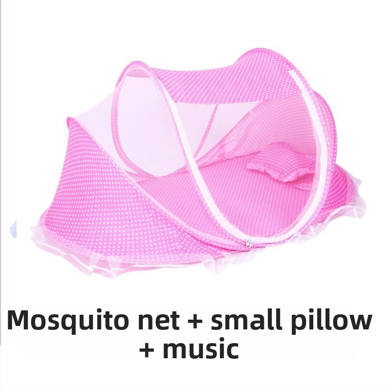 K gyermek baba összecsukható szúnyogháló alvópárnával párna szúnyogháló ágy háromrészes zenekészlet 0-3 éves gyermek szúnyogháló gyártók