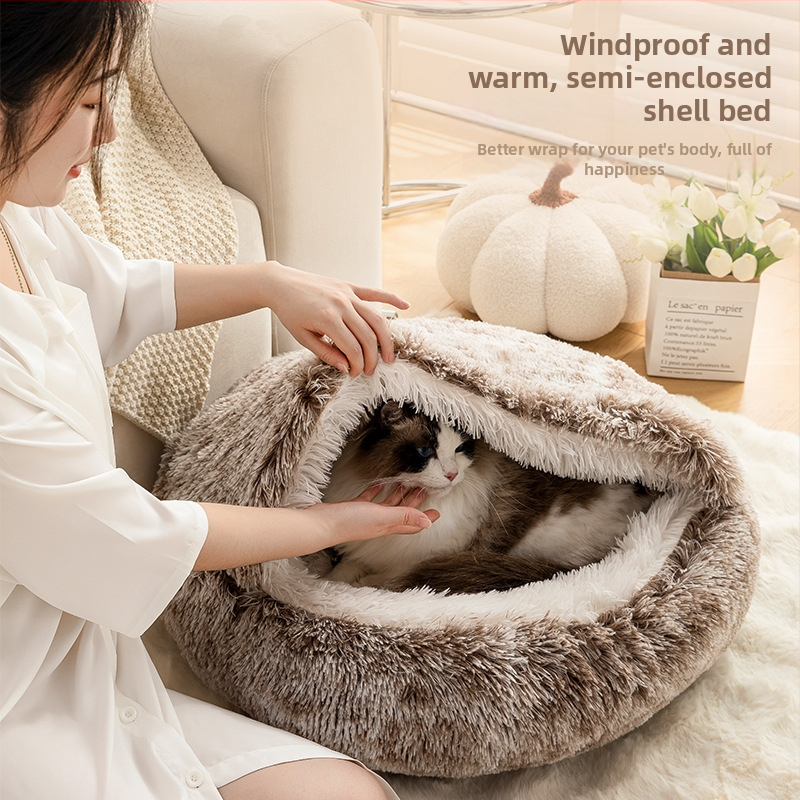 Горещо трансгранично котешко гнездо, гнездо тип черупка, полузатворено есенно и зимно полузатворено котешко гнездо, гнездо за кучета