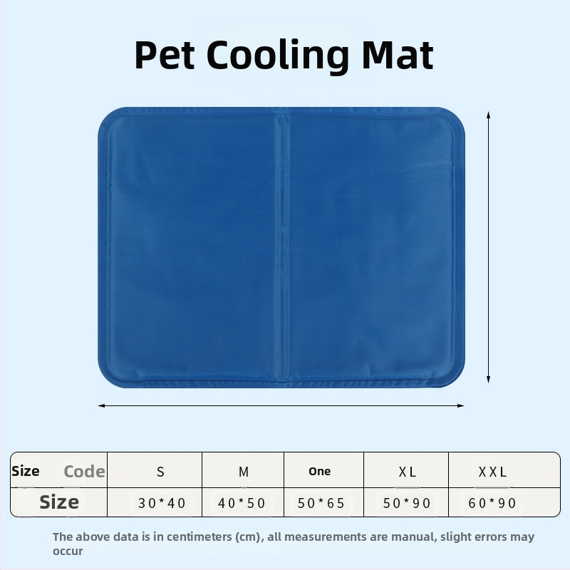 Kraljevsko plava podloga za hlađenje kućnih ljubimaca, prekogranična podloga za led za kućne ljubimce, ljetna podloga za led s gel spužvom za kućne ljubimce