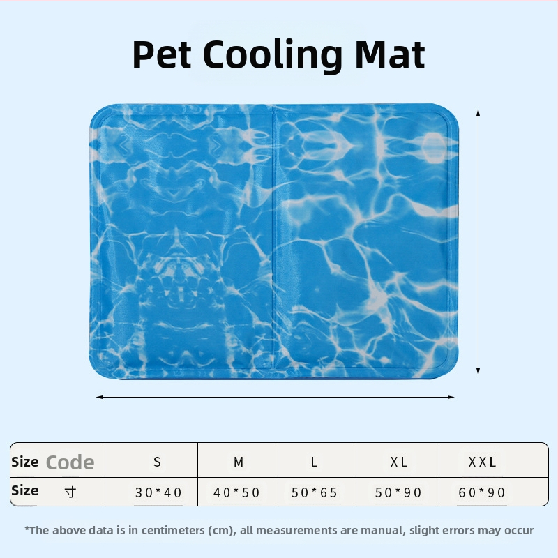 Kraljevsko plava podloga za hlađenje kućnih ljubimaca, prekogranična podloga za led za kućne ljubimce, ljetna podloga za led s gel spužvom za kućne ljubimce