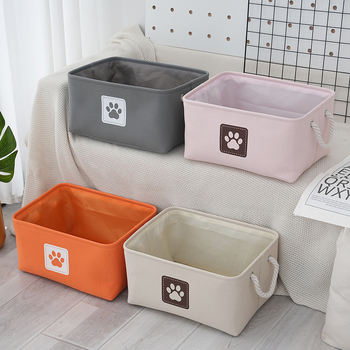 Kangast hoiukorv Suure mahutavusega hoiukorv Linasest käpajäljega majapidamise määrdunud riiete korv Kodukäepidemega hoiukorv