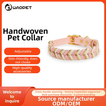 Furnizare directă din fabrică, zgardă nouă pentru animale de companie, material PVC, serie de câini, microblog, cataramă metalică, zgardă pentru câini, tracțiune transfrontalieră