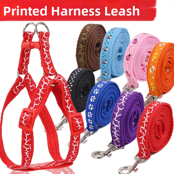 Каишка за котка, каишка за куче, каишка за разходка с куче, каишка за гърди и гръб, регулируема каишка за домашни любимци