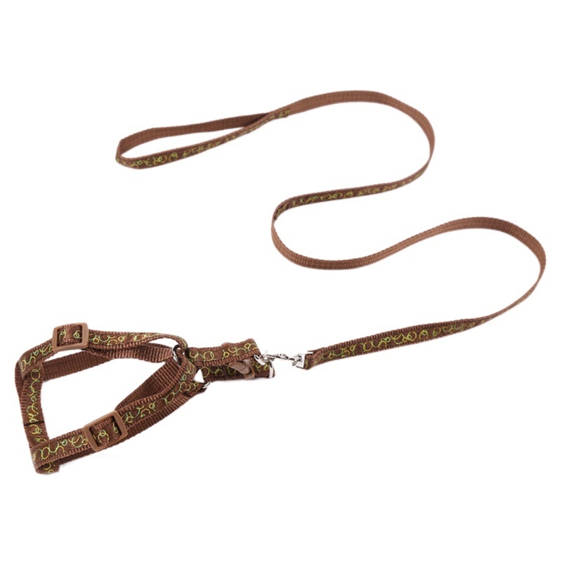 Каишка за котка, каишка за куче, каишка за разходка с куче, каишка за гърди и гръб, регулируема каишка за домашни любимци