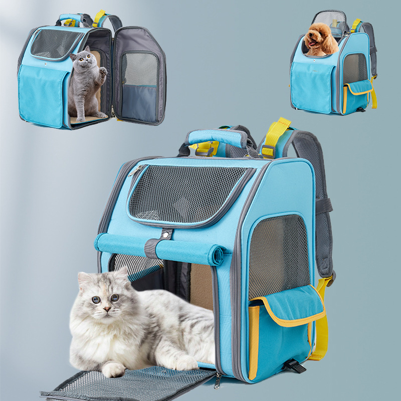 Promocijska torba za mačke Veleprodaja Qisheng torba za mačke proširuje se ruksak za kućne ljubimce Prijenosna sklopiva torba za mačke proširuje se torba za kućne ljubimce