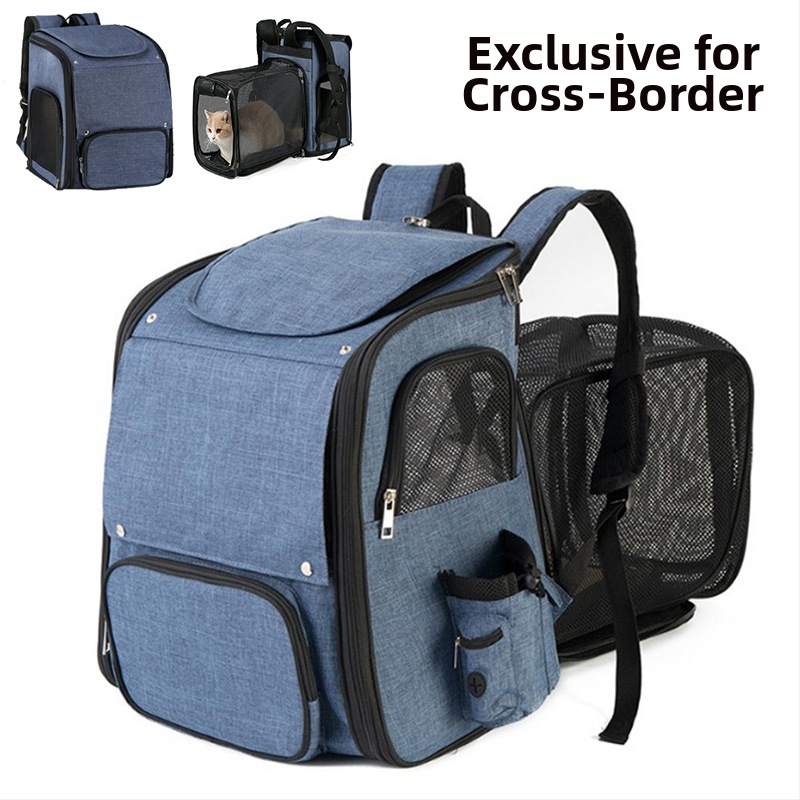 Promocijska torba za mačke Veleprodaja Qisheng torba za mačke proširuje se ruksak za kućne ljubimce Prijenosna sklopiva torba za mačke proširuje se torba za kućne ljubimce
