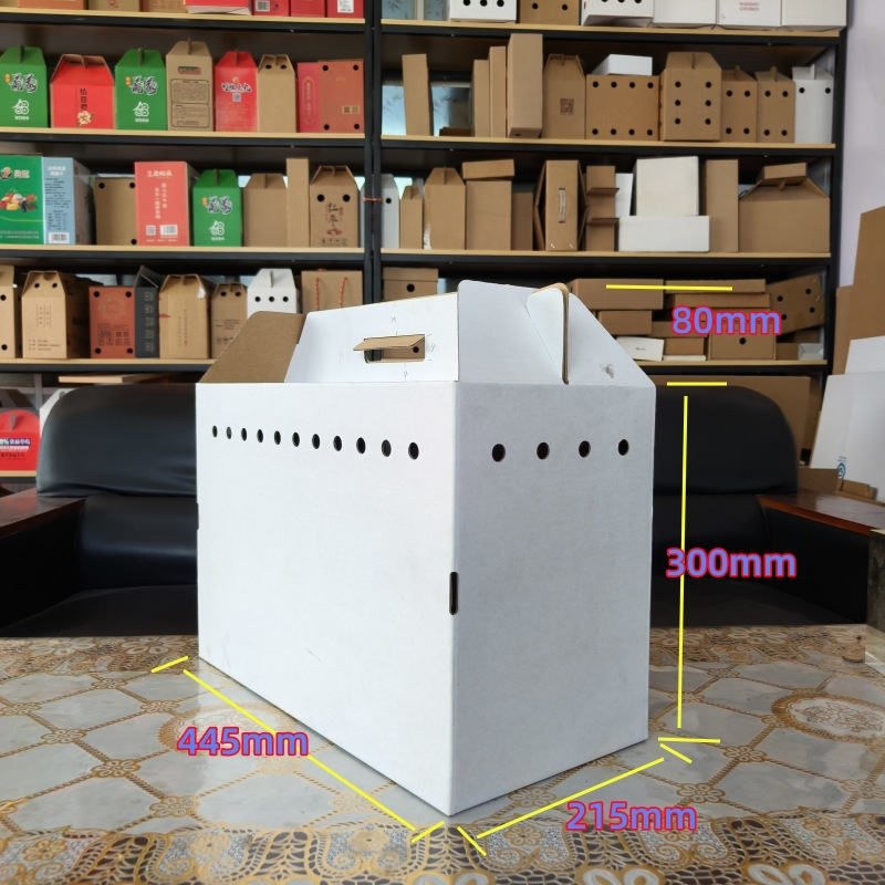 Lemmikloomade transpordikarp, eriti kõva kraftpaber, lainepapist loomade elusloomade transpordikarp, karppakend, hulgimüügiks valmis laos