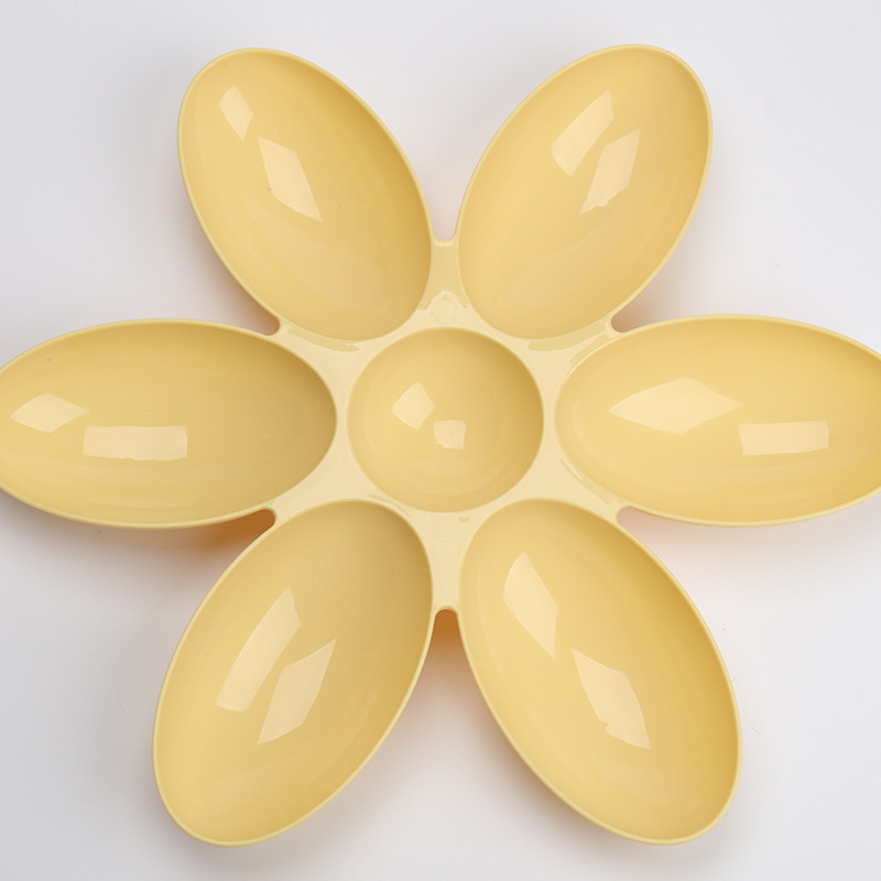 Zdjela za kućne ljubimce mačke Tanjur za večeru za pse Zdjela za kućne ljubimce sa šest latica Zdjela za štence Mačka Plastična zdjela protiv otimanja Tvornički outlet