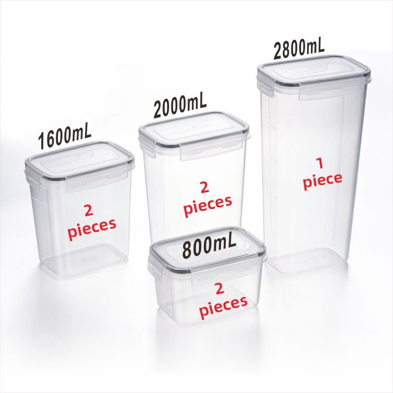 Paksendatud PP-st suletud mahuti suure mahutavusega toidukvaliteediga teravilja niiskuskindel kast läbipaistev hoiustusämber