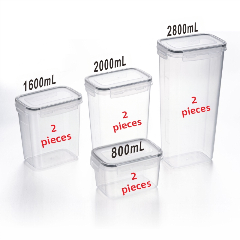 Paksendatud PP-st suletud mahuti suure mahutavusega toidukvaliteediga teravilja niiskuskindel kast läbipaistev hoiustusämber