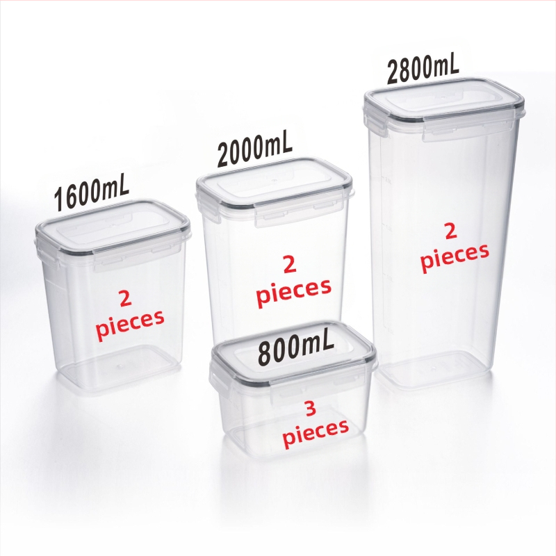 Paksendatud PP-st suletud mahuti suure mahutavusega toidukvaliteediga teravilja niiskuskindel kast läbipaistev hoiustusämber