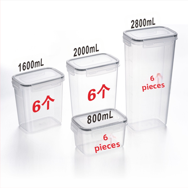 Paksendatud PP-st suletud mahuti suure mahutavusega toidukvaliteediga teravilja niiskuskindel kast läbipaistev hoiustusämber