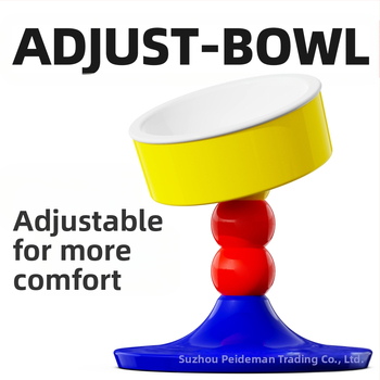 Amazon New Pet Products Προστασία λαιμού με ψηλό πόδι Λεκάνη τροφής για γάτες με αντικραδασμική ρύθμιση ποτίστρας για σκύλους