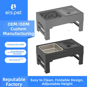 Купа за храна за домашни любимци от неръждаема стомана, купа за кучета, домашни любимци, хранилка за бавно хранене, сгъваема купа за пиене, купа за кучета, домакински прибори