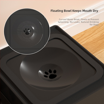 Μπολ τροφής για κατοικίδια από ανοξείδωτο ατσάλι, μπολ για σκύλους, είδη για κατοικίδια, τροφοδότης Slow Food Bowl, πτυσσόμενο μπολ ποτίστρας, μπολ για σκύλους, είδη για το σπίτι