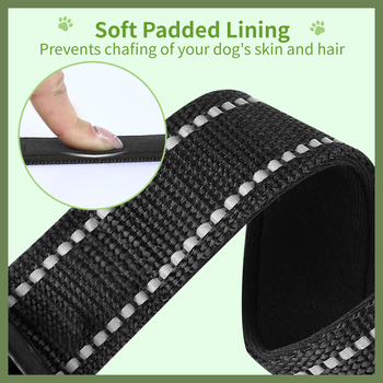 Διασυνοριακό, ζεστό σε πωλήσεις, ανακλαστικό, ρυθμιζόμενο κολάρο σκύλου με επένδυση από νάιλον, χρώμα, μεσαίου και μεγάλου μεγέθους, κολάρο για κατοικίδια σκύλου