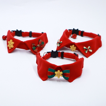 Νέα είδη για κατοικίδια σε διασυνοριακό εμπόριο, κόκκινο κολάρο πουκάμισου, κολάρο γάτας, χριστουγεννιάτικη πετσέτα με ψεύτικο κολάρο και λαιμόκοψη