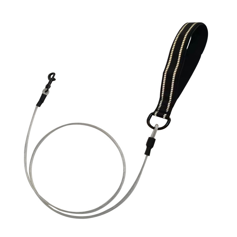 Фабричен източник, директно въже за теглене на кучета, противоухапващо стоманено въже, взривоустойчиво въже за кучета, самоедско въже за разходка на кучета, голдън ретривър