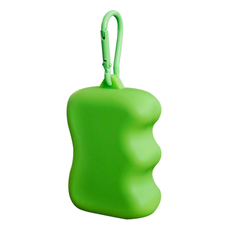 Silikonska vrećica za grickalice za kućne ljubimce, vrećica za hranjenje za dresuru pasa, vrećica za hranu za šetnju pasa na otvorenom, vrećica za grickalice za pse, prijenosna za vanjsku upotrebu