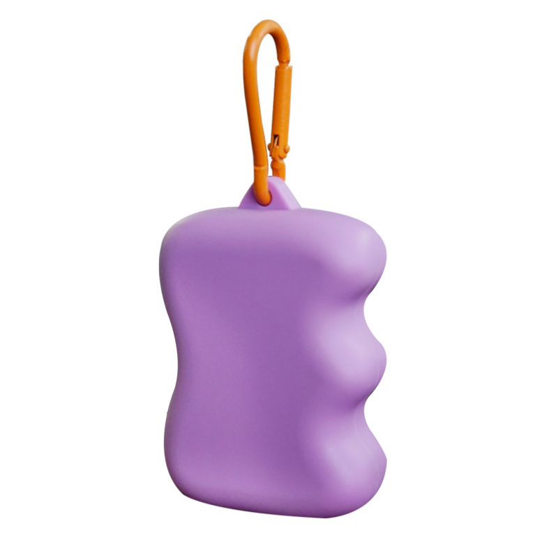 Silikonska vrećica za grickalice za kućne ljubimce, vrećica za hranjenje za dresuru pasa, vrećica za hranu za šetnju pasa na otvorenom, vrećica za grickalice za pse, prijenosna za vanjsku upotrebu