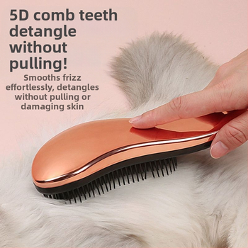 Lemmiklooma vannimassaažihari kuldse karvaga teddy spetsiaalne karvaeemaldushari ujukile kinnitamiseks karvahari koerale ja kassile