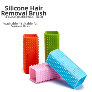 Õõnes silikoonist karvaeemaldaja lemmikloomade karvaeemaldushari karvakamm karvaimemisseade juuste puhastamiseks kleepuv puhastusvahend ujuvate karvade eemaldamiseks