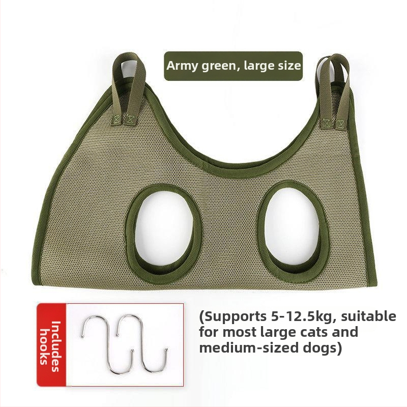 Hamac pentru animale de companie, tăiere unghii pisică agățată, artefact de tăiere unghii TikTok, același artefact de smulgere a urechilor de pisică și câine.