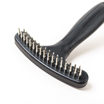 Плаващ гребен за нокти, двуредов гребен за нокти, домашни любимци, гребен за кучета, плюшено мече, гребен за домашни любимци с игла, отворена четка