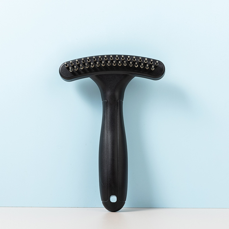 Плаващ гребен за нокти, двуредов гребен за нокти, домашни любимци, гребен за кучета, плюшено мече, гребен за домашни любимци с игла, отворена четка