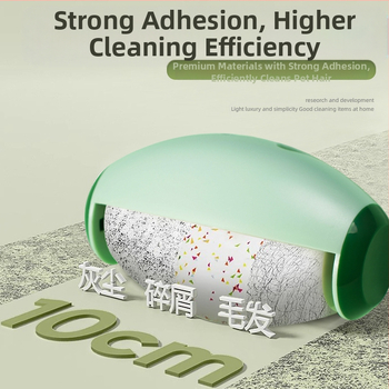 Pestav rullkarvakleebis riietele tugevate karvakleebistega lemmikloomade tolmu puhastamise karvade eemaldamise artefakt kaasaskantav