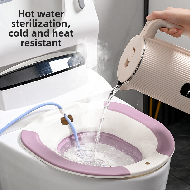 Buitinis bidė sulankstomas tualeto praustuvas nėščioms moterims skirtas bezdalų plovimo praustuvas sutirštintas vyrų ir moterų hemorojus pritūpęs be bezdalų valymo praustuvas mėnulio baseinas