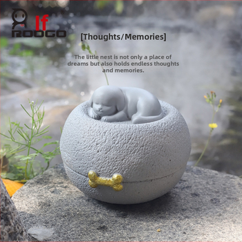 Kūrybinga miego meilė Pet Curns Gyvūnų reikmenys Katė Šuo Curns Gyvūnų atminimo reikmenys Karsto dėžutė