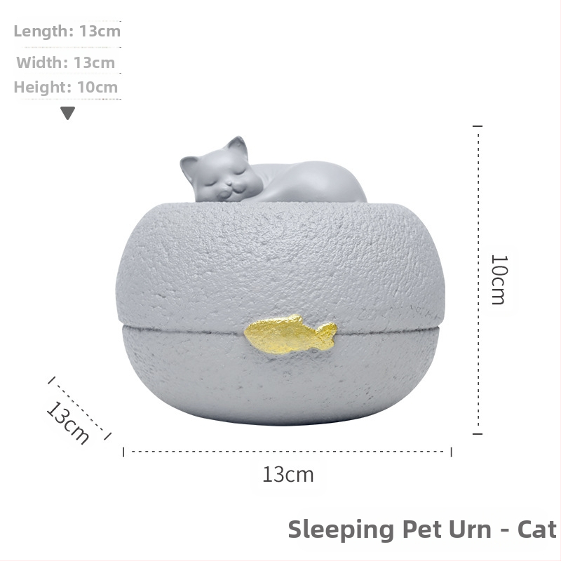 Kūrybinga miego meilė Pet Curns Gyvūnų reikmenys Katė Šuo Curns Gyvūnų atminimo reikmenys Karsto dėžutė