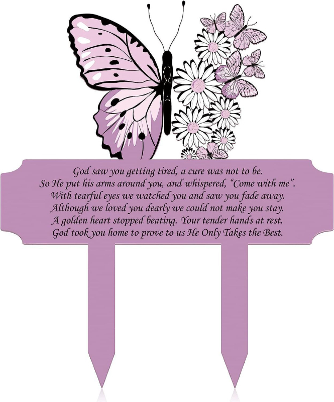 Tarpvalstybiniai nauji produktai, atminimo krūvos ženklas, lauko kiemas, juoda užuojauta, sodo drugelis, dekoracija, dovanų kapinės, atminimo krūva