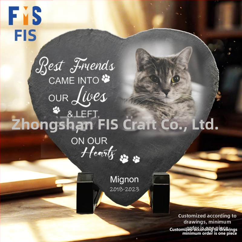 „Amazon Daifa“ augintinio atminimo akmens statulos papuošalai, „pasidaryk pats“ paveikslėliai, spalvotas spausdinimas, katės ir šunys, gimtadienio atminimo papuošalai