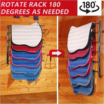 Skersinis balno stovas arklių gobtuvų stovas, ištraukiamas prie sienos tvirtinamas stovas, daiktadėžės laikiklis, prie sienos tvirtinamas stovas