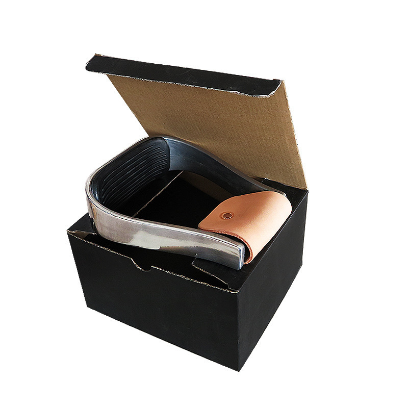 Vakarų stiliaus aliuminio kilpos liejimo procesas, ryškesnis paviršius be skylių, juoda pagalvėlė