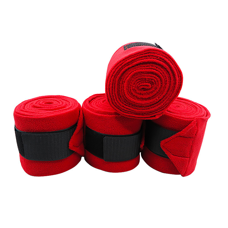 3 mm biezas polārās flīsa divpusējas samta zirgu legingi, 4 komplekti, 11 cm plati un 3 m gari, AC7021