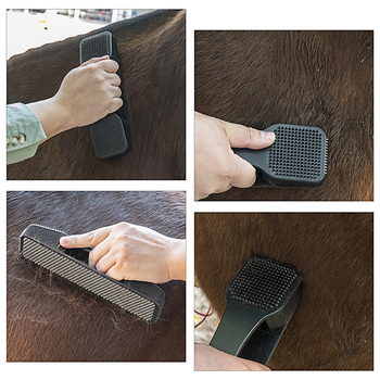 Трансгранична нова Amazon шест-в-едно четка за коне четка за красота масаж многофункционална четка за домашни любимци масажор за домашни любимци