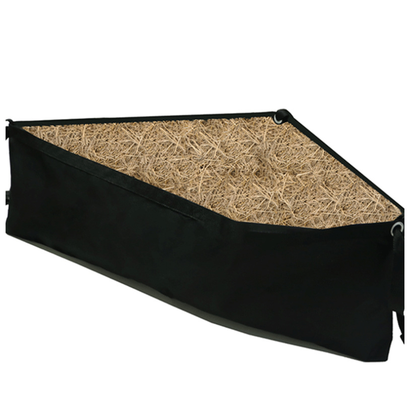 Prekogranična vreća za hranjenje konja s trokutom, prozračna mrežasta vreća za hranjenje sijena za kućicu za konje, ranč, vreća za hranjenje sijena