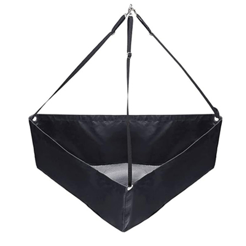 Prekogranična vreća za hranjenje konja s trokutom, prozračna mrežasta vreća za hranjenje sijena za kućicu za konje, ranč, vreća za hranjenje sijena