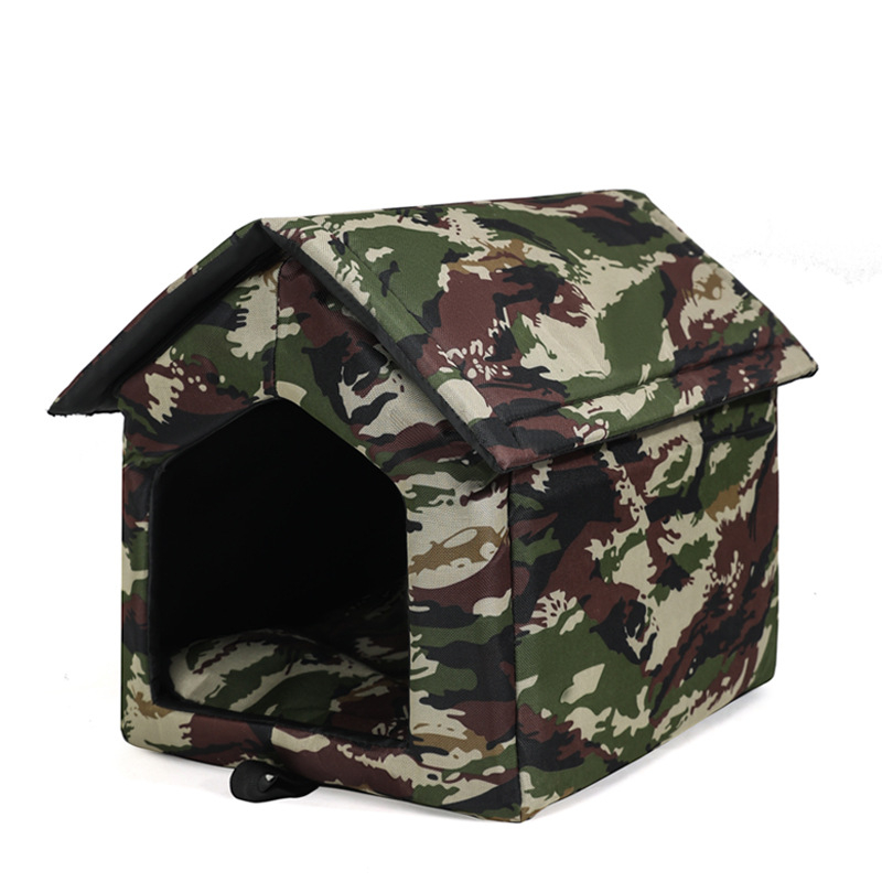 Гнездо за бездомни котки, външно гнездо, водоустойчиво котешко гнездо, топло, ветроустойчиво и дъждоустойчиво, просто удебелено гнездо за кучета, гнездо за избягване на домашни любимци