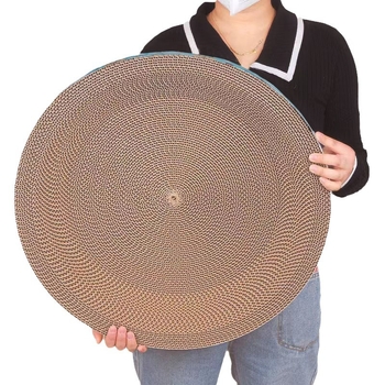 Univerzalna daska za grebanje za mačke za sva godišnja doba, Mačje gnijezdo, Ekstra veliki umivaonik za grebanje za mačke, Okrugla igračka od valovitog papira, Oprema za mačke