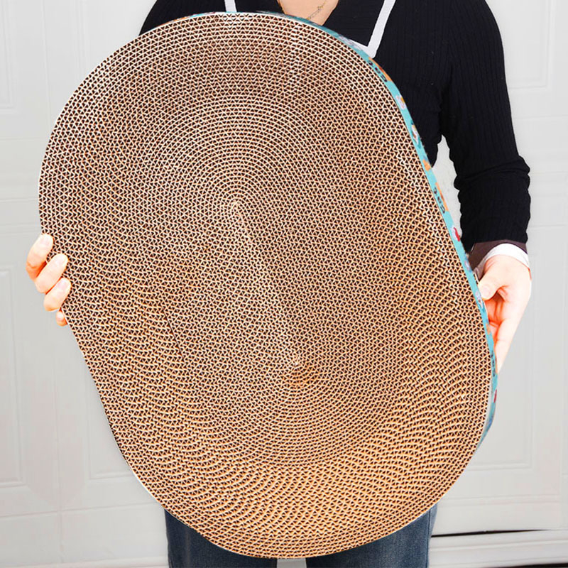 Univerzalna daska za grebanje za mačke za sva godišnja doba, Mačje gnijezdo, Ekstra veliki umivaonik za grebanje za mačke, Okrugla igračka od valovitog papira, Oprema za mačke